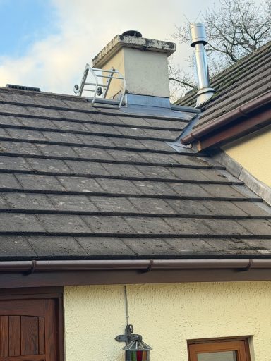 Recent lead work New chimney lead work and lead flashings against house and adjoining roof valley